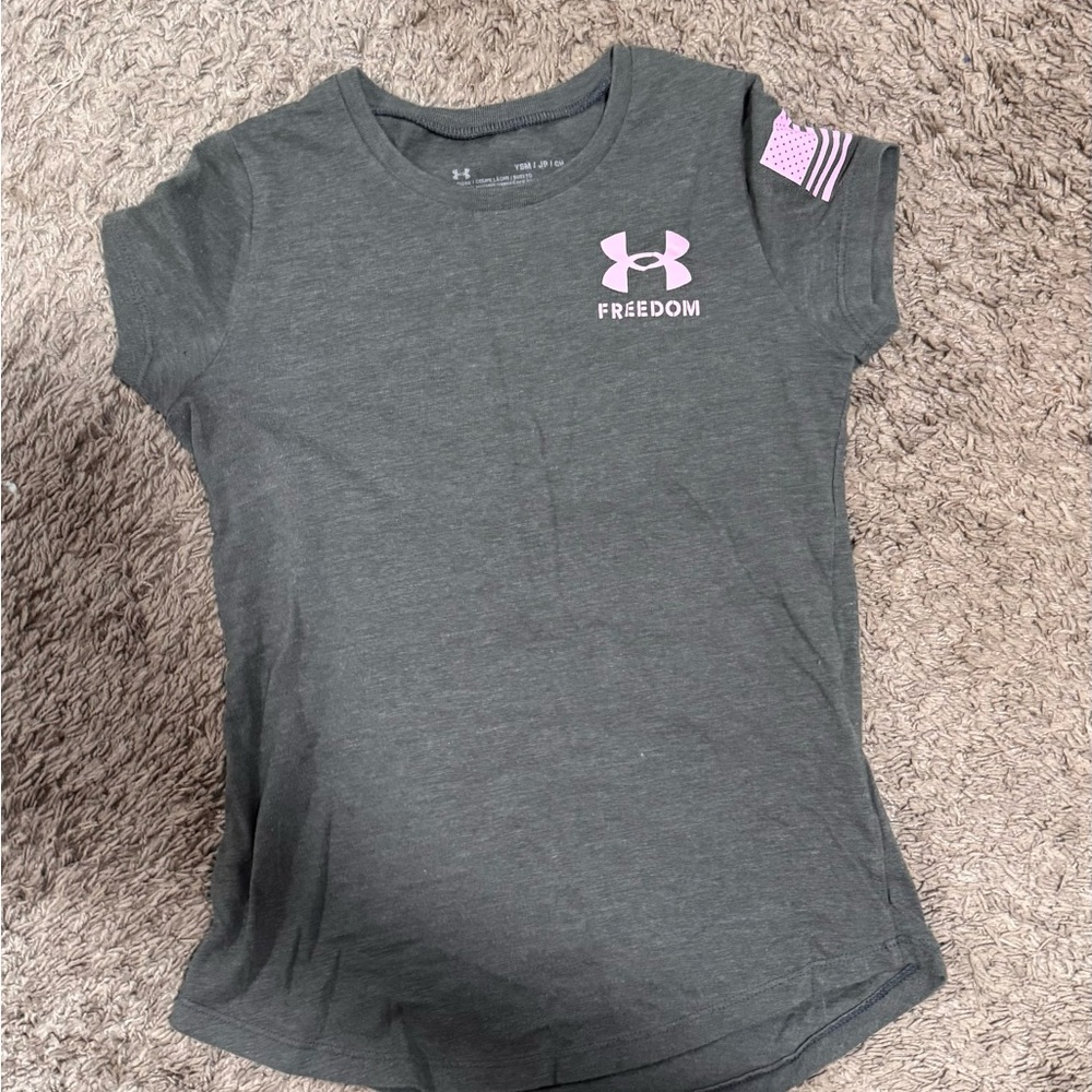 Under Armour Kids Freedom Gray T-Shirt
